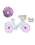 Sizzix - Framelits Dies w/Stamps - Thankful Bicycle-ScrapbookPal