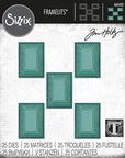 Sizzix - Tim Holtz - Thinlits Dies - Stacked Tiles, Rectangles-ScrapbookPal