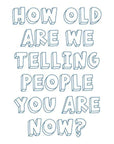Spellbinders - Aged to Perfection Collection - Press + Foil Plates - How Old?-ScrapbookPal