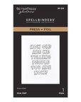 Spellbinders - Aged to Perfection Collection - Press + Foil Plates - How Old?-ScrapbookPal