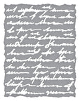 Spellbinders - Beautifully Imperfect Collection - Dies - Deckled Edge Script-ScrapbookPal