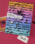 Spellbinders - Beautifully Imperfect Collection - Dies - Deckled Edge Script-ScrapbookPal