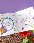 Spellbinders - Bibi's Musical Notes Collection - Clear Stamps - Family Musical Mix Greetings-ScrapbookPal