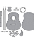Spellbinders - Bibi's Musical Notes Collection - Dies - Majestic Guitar-ScrapbookPal