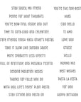 Spellbinders - Buon Appetito Collection - Clear Stamps - Stay Saucy-ScrapbookPal