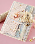 Spellbinders - Buttons & Keepsakes Collection - 3D Embossing Folder - Ribbons & Seams-ScrapbookPal