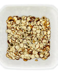 Spellbinders - Card Shoppe Essentials - Color Essentials Sequins - Gold Smooth Discs-ScrapbookPal
