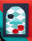 Spellbinders - Checkmate Collection - Stencils - Layered Harlequin-ScrapbookPal