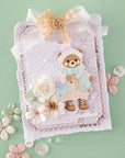 Spellbinders - Christmas Blush Collection - Dies - Bundled Up Winter Bear-ScrapbookPal