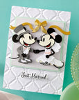 Spellbinders - Classic Mouse Wedding Collection - Letterpress + Foil Plate & Cut - Classic Mouse Wedding Sentiments-ScrapbookPal