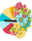Spellbinders - ColorWheel Cardstock Collection - Dies - Color Swatch Wheel-ScrapbookPal