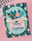 Spellbinders - Dear Santa Collection - Letterpress + Foil Plate & Dies - Holiday Banner Greetings-ScrapbookPal