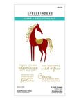 Spellbinders - Good Fortune Horse Collection - Dies - Good Fortune Horse-ScrapbookPal