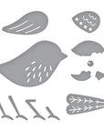 Spellbinders - Just Wanted to Say Collection - Etched Dies - Little Chickadee-ScrapbookPal