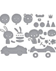 Spellbinders - Little Smiles Collection - Dies - Go Kart Go-ScrapbookPal