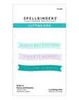 Spellbinders - Make It Merry Collection - Dies - Make It Merry Sentiments-ScrapbookPal