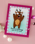 Spellbinders - Merry Mayhem Collection - Clear Stamp & Dies - Rein It In-ScrapbookPal