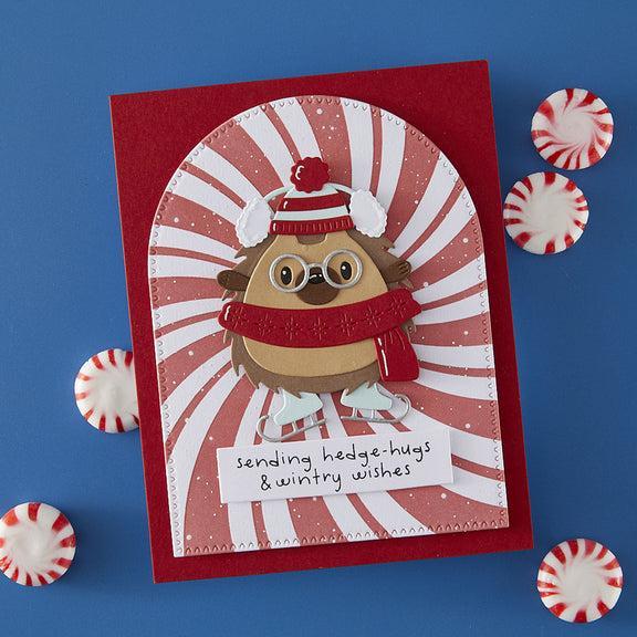 Spellbinders - Merry Mischief Collection - Clear Stamps & Dies - Hedge-Hugs-ScrapbookPal