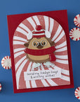 Spellbinders - Merry Mischief Collection - Press Plates - Peppermint Twist-ScrapbookPal