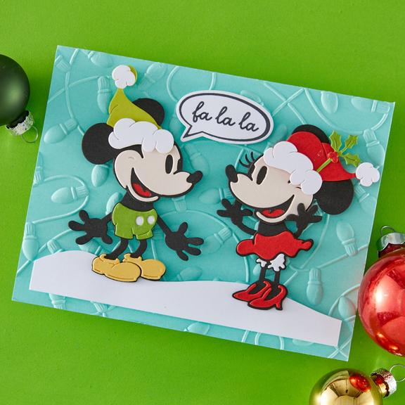 Spellbinders - Say Cheese Classic Mouse Christmas Collection - Dies - Classic Mouse Christmas Embellishments-ScrapbookPal
