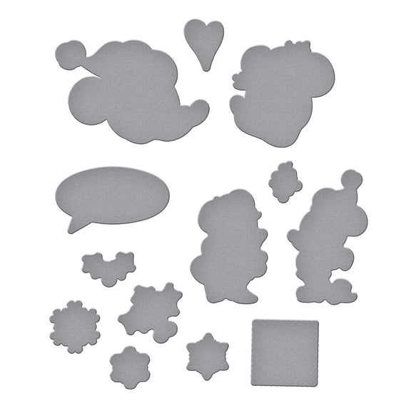 Spellbinders - Say Cheese Classic Mouse Christmas Collection - Dies - Say Cheese-ScrapbookPal