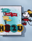 Spellbinders - Say Cheese Classic Mouse - Dies - Flags & Banners-ScrapbookPal
