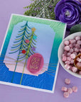 Spellbinders - Sealed for Christmas Collection - 3D Embossing Folder - Evergreen-ScrapbookPal