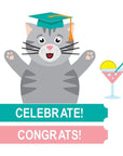 Spellbinders - Sending Hugs Collection - Dies - Congrats Cat-ScrapbookPal
