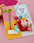 Spellbinders - Shiny New Day Collection - Dies - Squeaky Clean-ScrapbookPal