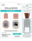 Spellbinders - Simply Halloween Collection - Wax Seal Stamp & Dies - 3D Photo & Floral Arch Frames-ScrapbookPal