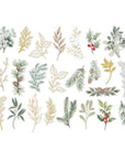 Spellbinders - Sleigh Bells Ring Collection - Clear Foliage Stickers-ScrapbookPal