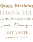 Spellbinders - Slimline Collection - Glimmer Hot Foil Plate - Slimline Essential Glimmer Sentiments-ScrapbookPal