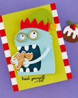 Spellbinders - Snack Goals Collection - Clear Stamps - Snack Goals-ScrapbookPal