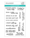 Spellbinders - Snack Goals Collection - Clear Stamps - Snack Goals-ScrapbookPal