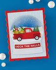Spellbinders - Snow Globe Scenes Collection - Dies - Holiday Truck Scene-ScrapbookPal