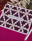 Spellbinders - Snowflake Kisses Collection - Dies - Snowflake Background-ScrapbookPal