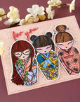 Spellbinders - Spring in Kyoto Collection - Clear Stamps - Spring in Kyoto-ScrapbookPal