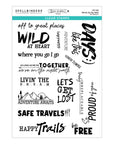 Spellbinders - Storybook Illustrations Collection - Clear Stamps - Words for the Wild-ScrapbookPal
