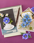 Spellbinders - The Poet's Garden Collection - Dies - Clematis Poet-ScrapbookPal