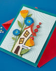 Spellbinders - Whimsical Village Collection - 3D Embossing Folder - Whimsical Skies-ScrapbookPal