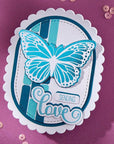 Spellbinders - Wildflowers Collection - Dies - Scallop and Stitched Edge Ovals-ScrapbookPal