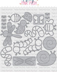 Pretty Pink Posh - Dies - Stitched Bugs