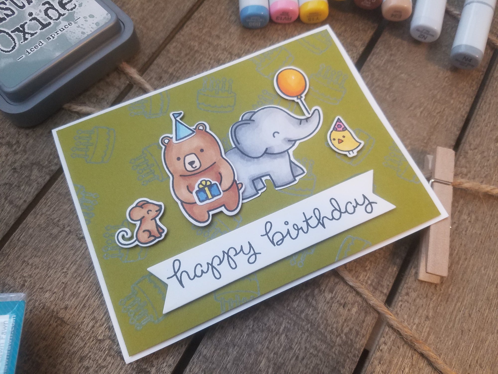 Critter Birthday Card By Deneil