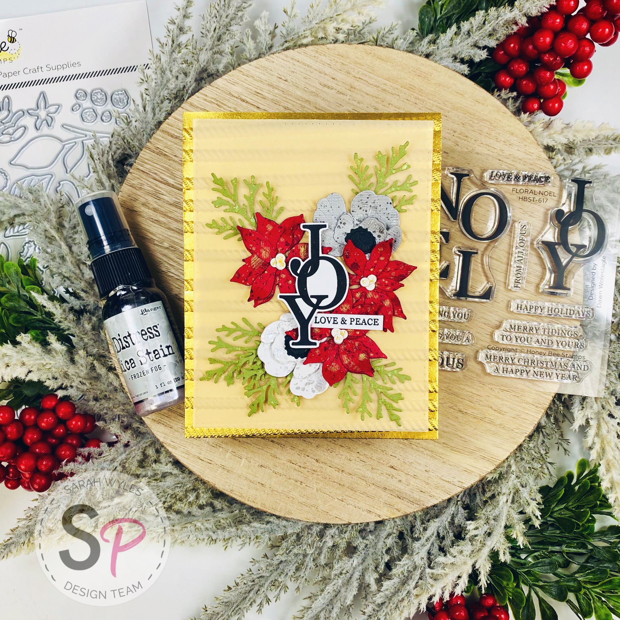 Honey Bee Stamps | Lovely Layers mini Holiday florals & Floral Noel