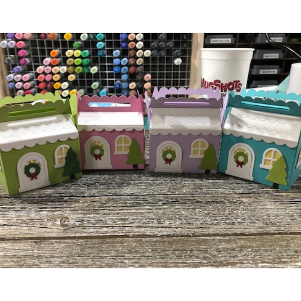 Christmas Houses by Lisa