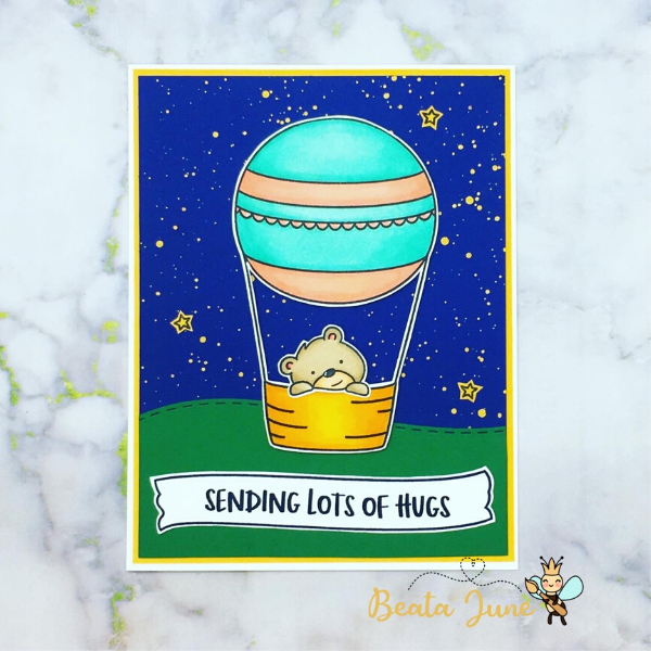 Lots of Hugs Card by Beata