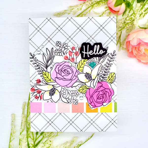 Floral Hello by Annette Allen