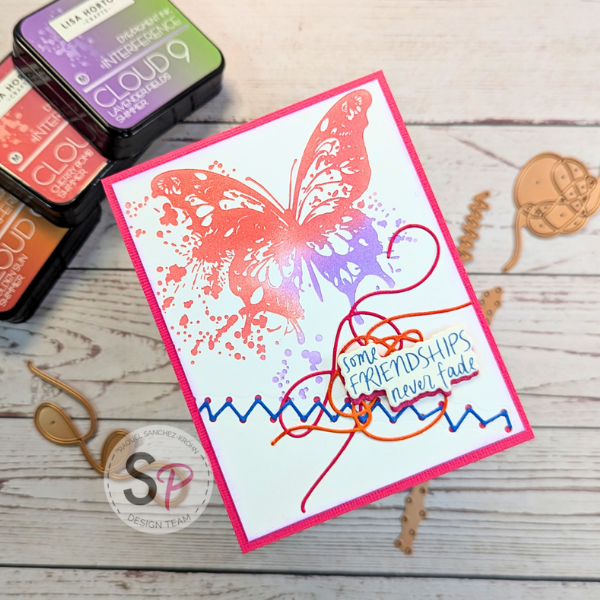 Spellbinders Beautifully Imperfect Butterfly Card