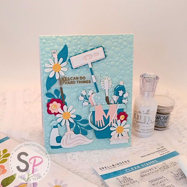 Spellbinders - Shiny New Day Card