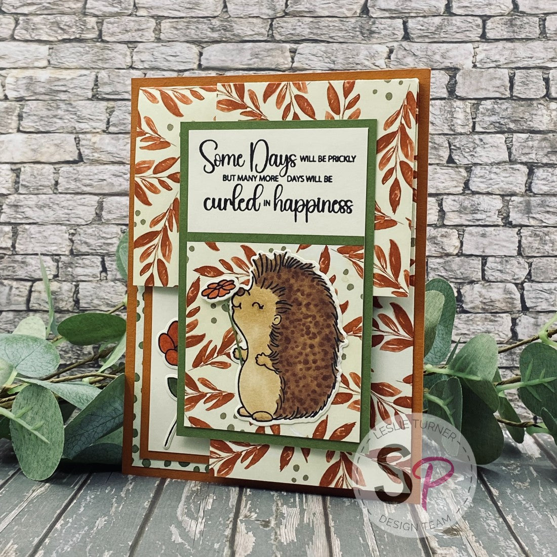 Hedgie Corner Fold with Gina K. Designs
